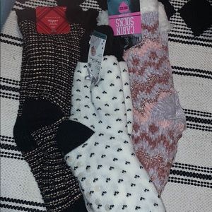 3 pairs furry comfy socks